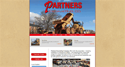 Desktop Screenshot of partners-excavating.com